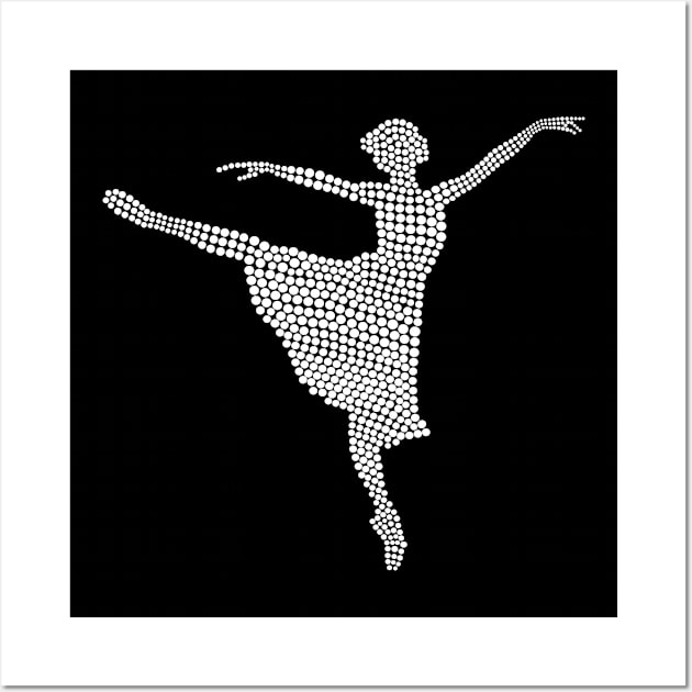 Dotty the Ballet Dancer Wall Art by Alex Bleakley